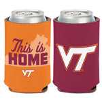 Wholesale-Virginia Tech Hokies SLOGAN Can Cooler 12 oz.