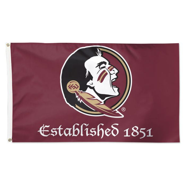 Wholesale-Florida State Seminoles ESTABLISHED Flag - Deluxe 3' X 5'