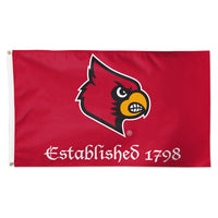 Louisville Cardinals ESTABLISHED Flag - Deluxe 3' X 5'