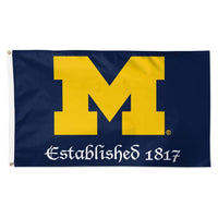 Michigan Wolverines ESTABLISHED Flag - Deluxe 3' X 5'