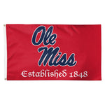 Wholesale-Ole Miss Rebels ESTABLISHED Flag - Deluxe 3' X 5'