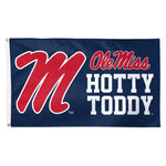 Wholesale-Ole Miss Rebels MASCOT/SLOGAN Flag - Deluxe 3' X 5'