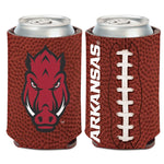Arkansas Razorbacks FOOTBALL COOZIE Can Cooler 12 oz.