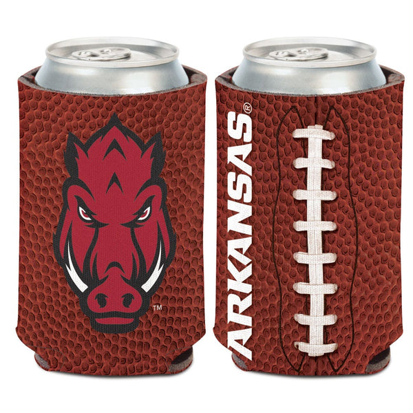 Arkansas Razorbacks FOOTBALL COOZIE Can Cooler 12 oz.