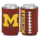 Michigan Wolverines FOOTBALL COOZIE Can Cooler 12 oz.