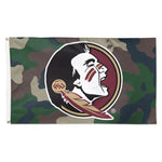 Wholesale-Florida State Seminoles camo Flag - Deluxe 3' X 5'