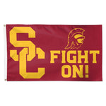 Wholesale-USC Trojans MASCOT Flag - Deluxe 3' X 5'