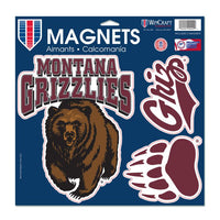 Wholesale-Montana Grizzlies Vinyl Magnet 11" x 11"