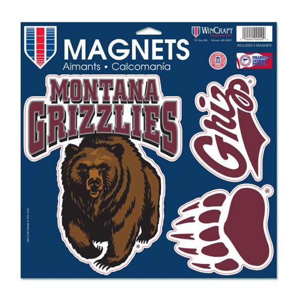 Wholesale-Montana Grizzlies Vinyl Magnet 11" x 11"