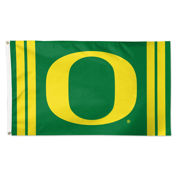 Oregon Ducks VERTICAL STRIPES Flag - Deluxe 3' X 5'