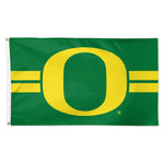Oregon Ducks HORIZONTAL STRIPES Flag - Deluxe 3' X 5'