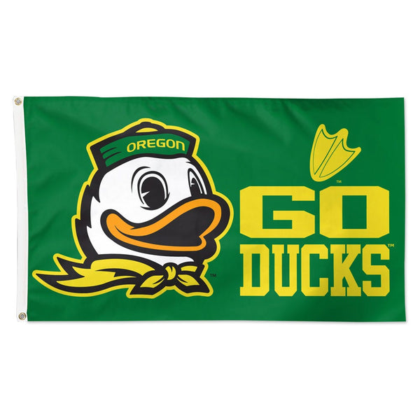 Oregon Ducks MASCOT Flag - Deluxe 3' X 5'