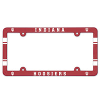 Indiana Hoosiers Lic Plate Frame Full Color