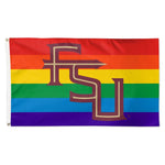 Wholesale-Florida State Seminoles pride Flag - Deluxe 3' X 5'