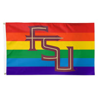Wholesale-Florida State Seminoles pride Flag - Deluxe 3' X 5'