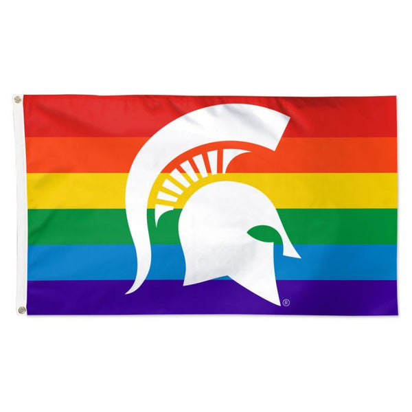 Wholesale-Michigan State Spartans pride Flag - Deluxe 3' X 5'