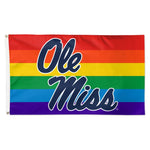 Wholesale-Ole Miss Rebels pride Flag - Deluxe 3' X 5'