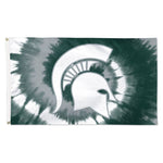 Wholesale-Michigan State Spartans tyedye Flag - Deluxe 3' X 5'