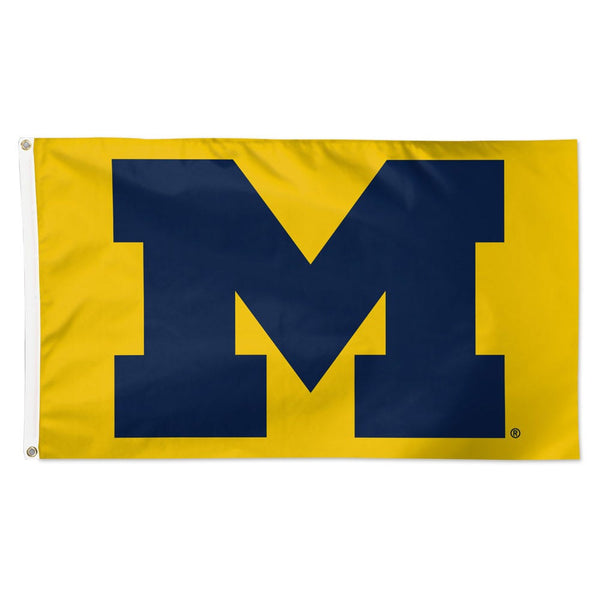 Michigan Wolverines Yellow Flag - Deluxe 3' X 5'