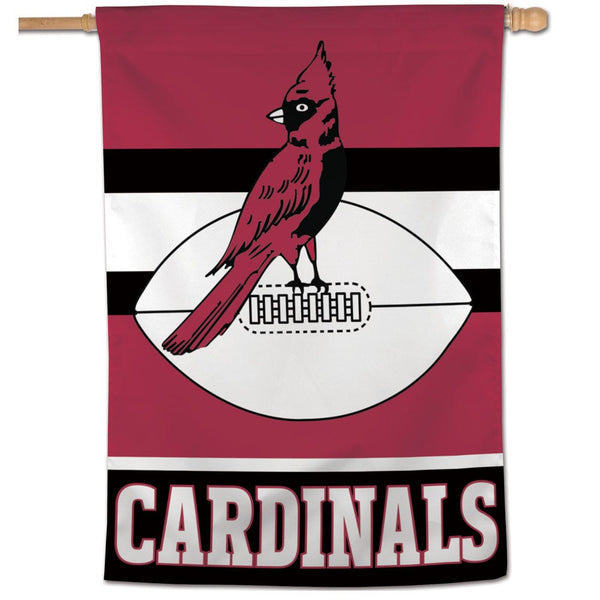 Arizona Cardinals / Classic Logo Retro Vertical Flag 28" x 40"