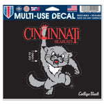Cincinnati Bearcats /College Vault Multi-Use Decal - cut to logo 5" x 6"