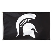 Wholesale-Michigan State Spartans black Flag - Deluxe 3' X 5'