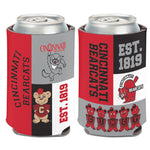 Cincinnati Bearcats /College Vault COLORBLOCK Can Cooler 12 oz.