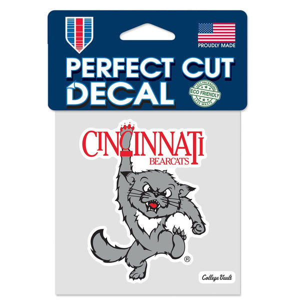 Cincinnati Bearcats /College Vault Perfect Cut Color Decal 4" x 4"