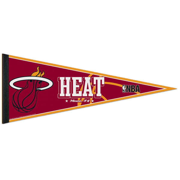Miami Heat Classic Pennant, carded 12&quot; x 30&quot;