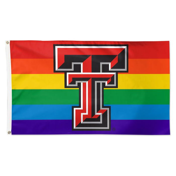 Wholesale-Texas Tech Red Raiders Pride Flag - Deluxe 3' X 5'