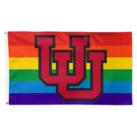 Utah Utes pride Flag - Deluxe 3' X 5'