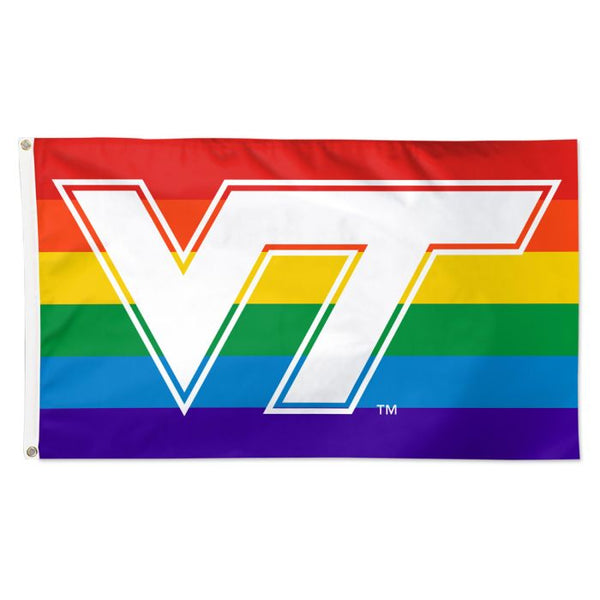 Wholesale-Virginia Tech Hokies Pride Flag - Deluxe 3' X 5'