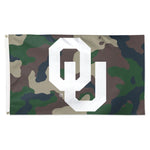 Wholesale-Oklahoma Sooners camo Flag - Deluxe 3' X 5'