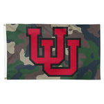 Wholesale-Utah Utes camo Flag - Deluxe 3' X 5'