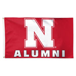 Wholesale-Nebraska Cornhuskers Alumni Flag - Deluxe 3' X 5'