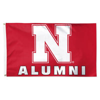 Wholesale-Nebraska Cornhuskers Alumni Flag - Deluxe 3' X 5'