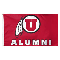 Wholesale-Utah Utes Alumni Flag - Deluxe 3' X 5'