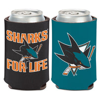 San Jose Sharks SLOGAN Can Cooler 12 oz.