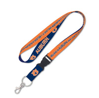 Auburn Tigers Lanyard w/detachable buckle 1"