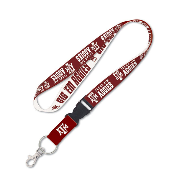 Texas A&M Aggies Lanyard w/detachable buckle 1"