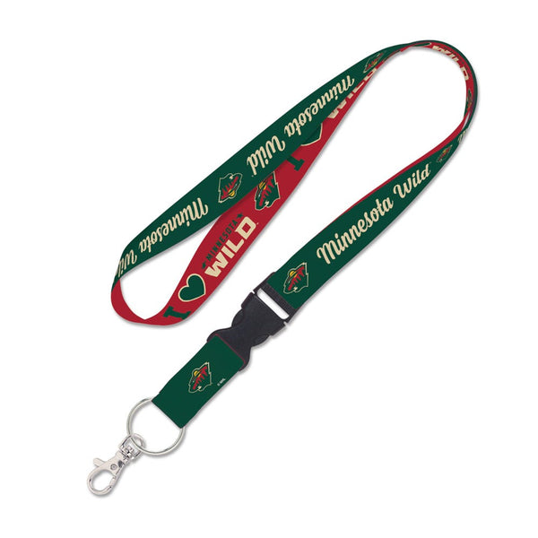 Minnesota Wild Lanyard w/detachable buckle 1"