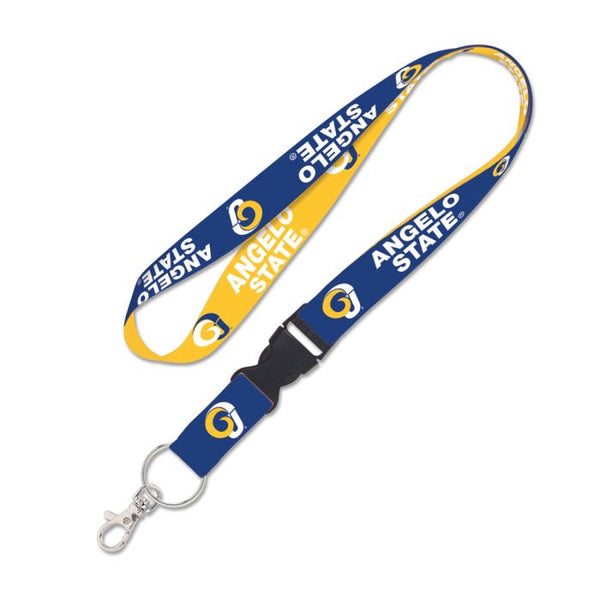 Wholesale-Angelo State Rams Lanyard w/detachable buckle 1"