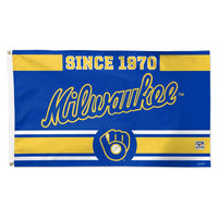 Milwaukee Brewers established Flag - Deluxe 3' X 5'