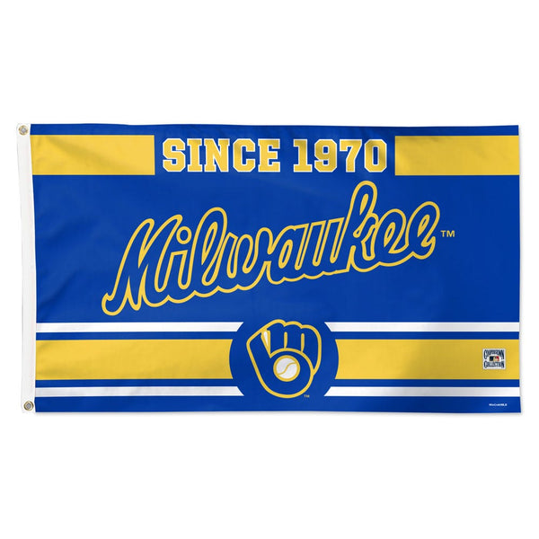 Milwaukee Brewers established Flag - Deluxe 3' X 5'