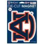 Auburn Tigers Die Cut Logo Magnet 6.25" x 9"