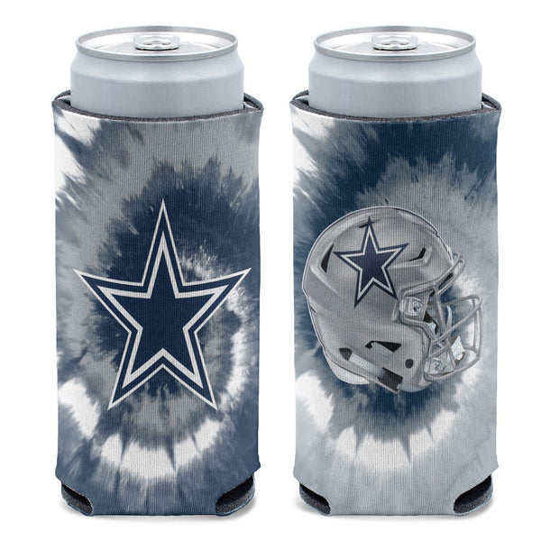 Dallas Cowboys Tie Dye 12 oz Slim Can Cooler