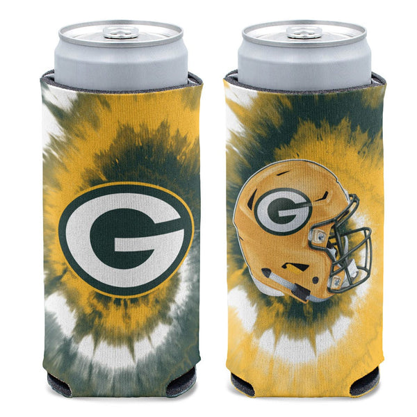 Green Bay Packers Tie Dye 12 oz Slim Can Cooler