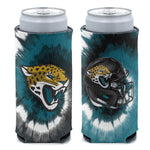 Jacksonville Jaguars Tie Dye 12 oz Slim Can Cooler