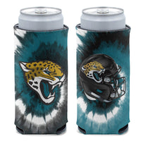 Jacksonville Jaguars Tie Dye 12 oz Slim Can Cooler