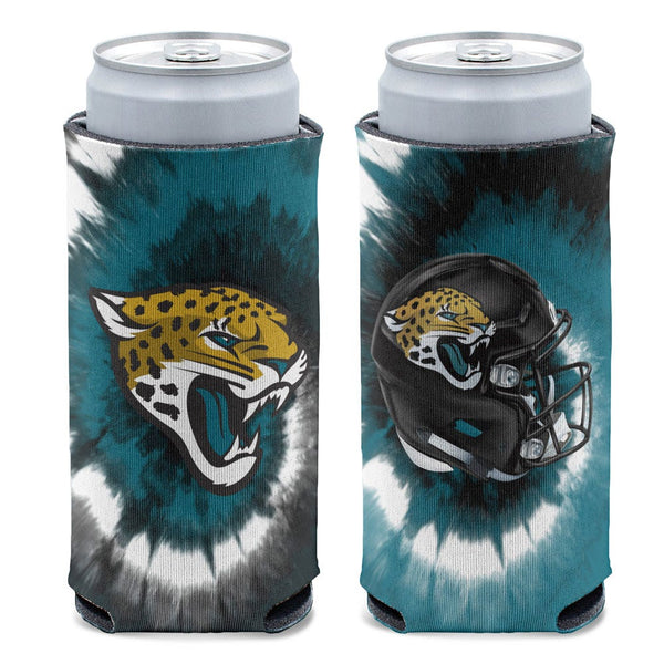 Jacksonville Jaguars Tie Dye 12 oz Slim Can Cooler
